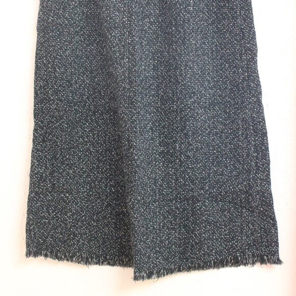 #394 Chico's Black Grey Speckled Dressy Skirt Size 2 (12) - Picture 4 of 10